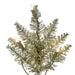 2'Hx20"W Tinsel Fir Artificial Christmas Tree, LED Pre-Lit -Champagne - K166321LED