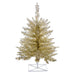 3'Hx25"W Tinsel Fir Artificial Christmas Tree, Unlit -Champagne - K166330