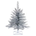 2'Hx20"W Tinsel Fir Artificial Christmas Tree, Unlit -Silver - K166820