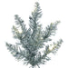 2'Hx20"W Tinsel Fir Artificial Christmas Tree, LED Pre-Lit -Silver - K166821LED