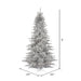 9'Hx64"W Tinsel Fir Artificial Christmas Tree, Unlit -Silver - K166880