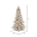 12'Hx74"W Tinsel Fir Artificial Christmas Tree, LED Pre-Lit -Silver - K166891LED