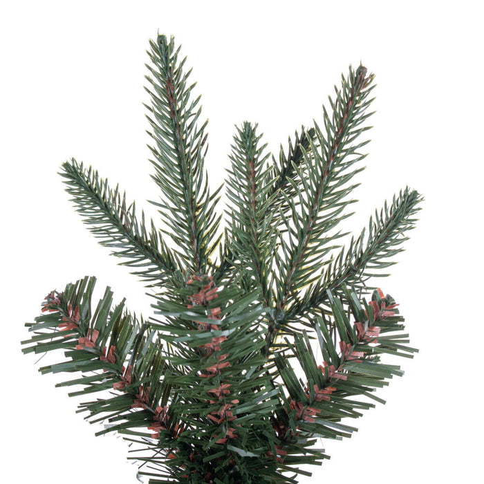 4'6"Hx23"W PE Pencil Bixley Fir Artificial Christmas Tree, Unlit -Green - K167345