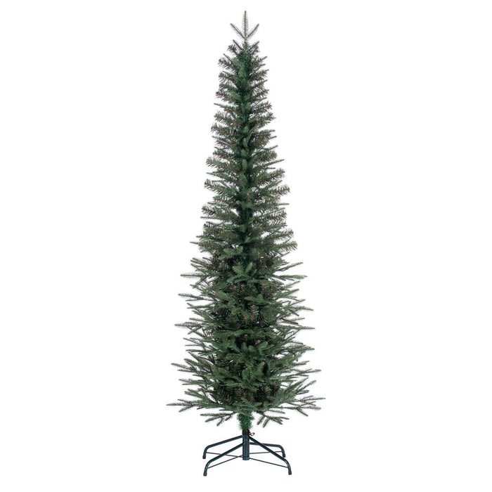 4'6"Hx23"W PE Pencil Bixley Fir Artificial Christmas Tree, Unlit -Green - K167345