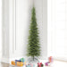 5'6"Hx25"W PE Pencil Bixley Fir Artificial Christmas Tree, Unlit -Green - K167355