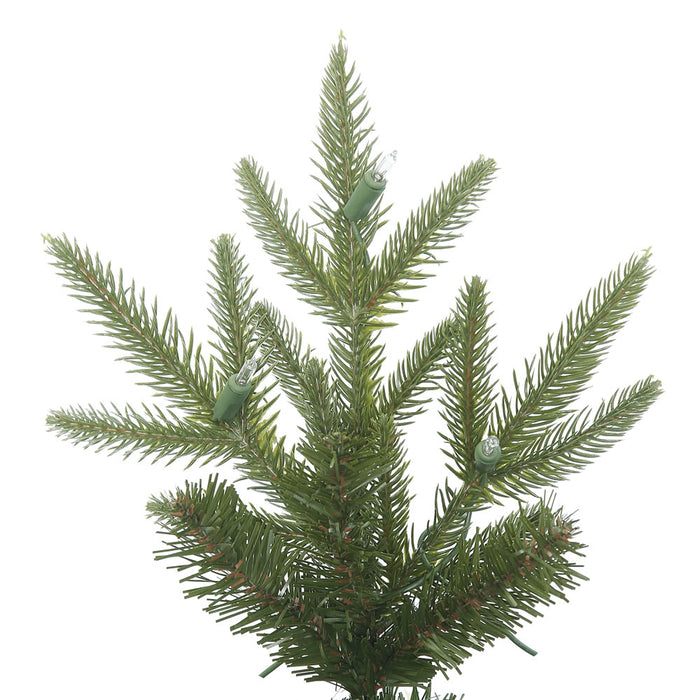 12'Hx56"W PE Pencil Bixley Fir Artificial Christmas Tree, Unlit -Green - K167390