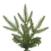 6'6"Hx28"W PE Pencil Bixley Fir Artificial Christmas Tree, LED Pre-Lit -Green - K167366LED