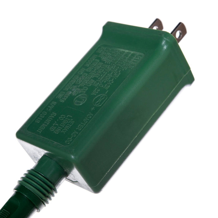 8'6"Hx36"W PE Pencil Bixley Fir Artificial Christmas Tree, Micro LED Pre-Lit (Multi-Mode) -Green - K167383LEDCC
