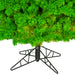 6'6"Hx37"W Flocked Slim Fir Artificial Christmas Tree, Unlit -Lime - K168567