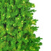 7'6"Hx39"W Flocked Slim Fir Artificial Christmas Tree, LED Pre-Lit (Lime) -Lime - K168578LED