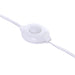 7'6"Hx48"W Half-Tree/Wall Flocked Slim Atka Pine Artificial Christmas Tree, LED Pre-Lit -White - K171376LED