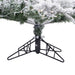 10'Hx74"W PE Flocked Kiana Artificial Christmas Tree, Micro LED Pre-Lit (Multi-Mode) -White - K173486LEDCC