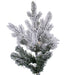 10'Hx74"W PE Flocked Kiana Artificial Christmas Tree, Micro LED Pre-Lit (Multi-Mode) -White - K173486LEDCC