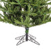 7'6"Hx48"W PE Slim Kamas Fraser Fir Artificial Christmas Tree, Micro LED Pre-Lit -White/Green - K184176LED