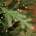 10'Hx63"W PE Slim Kamas Fraser Fir Artificial Christmas Tree, Micro LED Pre-Lit -White/Green - K184186LED