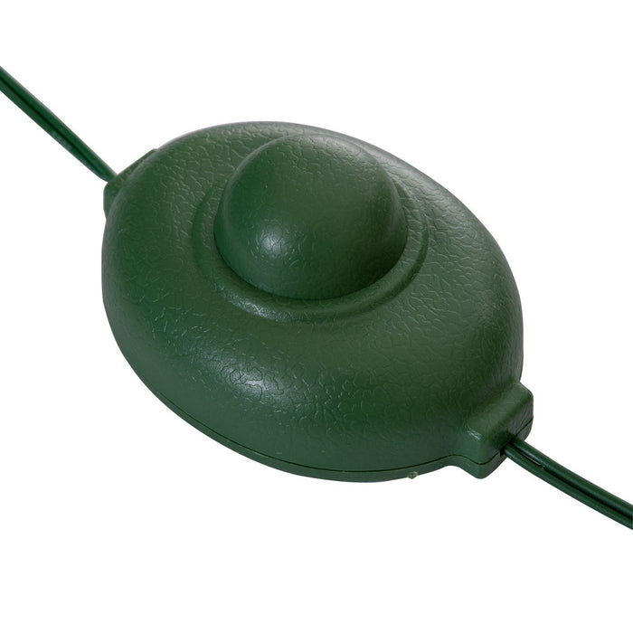 9'Hx57"W PE Slim Kamas Fraser Fir Artificial Christmas Tree, Micro LED Pre-Lit (Multi-Mode) -White/Green - K184183LEDCC