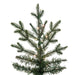 9'Hx57"W PE Slim Kamas Fraser Fir Artificial Christmas Tree, Micro LED Pre-Lit (Multi-Mode) -White/Green - K184183LEDCC