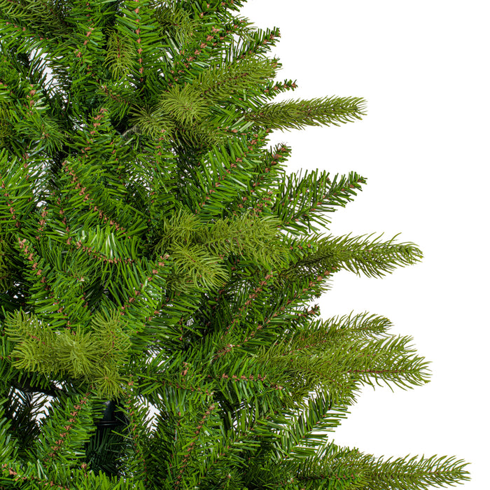 5'6"Hx36"W PE Slim Balsam Spruce Artificial Christmas Tree, Unlit -Green - K186155