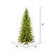 6'6"Hx40"W PE Slim Balsam Spruce Artificial Christmas Tree, LED Pre-Lit -Green - K186166LED