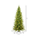 9'Hx52"W PE Slim Balsam Spruce Artificial Christmas Tree, LED Pre-Lit -Green - K186181LED