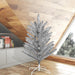 4'Hx35"W Vintage Aluminum Pine Artificial Christmas Tree, Unlit -Silver - K196340
