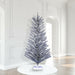 8'Hx51"W Vintage Aluminum Pine Artificial Christmas Tree, Unlit -Silver - K196380