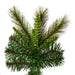 7'6"Hx48"W PE Brighton Pine Artificial Christmas Tree, Unlit -Green - K201275