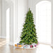 7'6"Hx48"W PE Brighton Pine Artificial Christmas Tree, Unlit -Green - K201275