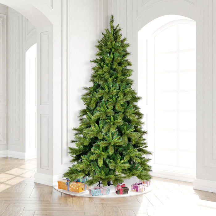 9'Hx57"W PE Brighton Pine Artificial Christmas Tree, Unlit -Green - K201280