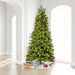 9'Hx57"W PE Brighton Pine Artificial Christmas Tree, LED Pre-Lit -Green - K201281LED