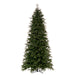 14'Hx73"W PE Slim Douglas Fir Artificial Christmas Tree, LED Pre-Lit -Green - K224095