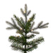 7'6"Hx44"W PE Slim Douglas Fir Artificial Christmas Tree, LED Pre-Lit -Green - K224076LED