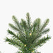 12'Hx62"W PE Slim Douglas Fir Artificial Christmas Tree, Micro LED Pre-Lit -Green - K224093LED