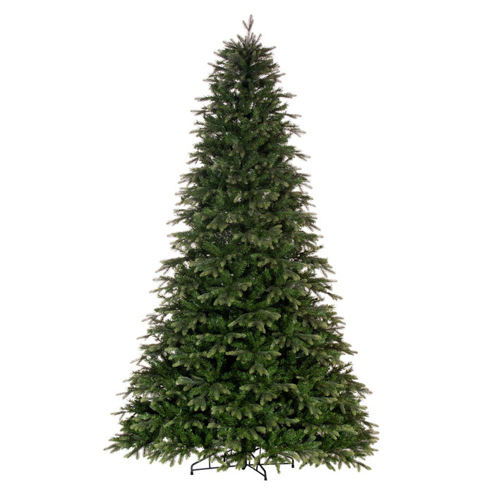 12'Hx83"W PE Douglas Fir Artificial Christmas Tree, Unlit -Green - K224190