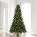 10'Hx72"W PE Douglas Fir Artificial Christmas Tree, LED Pre-Lit -Green - K224186LED