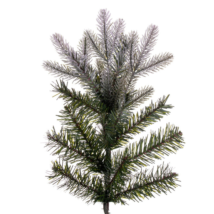 12'Hx62"W PE Frosted Slim Douglas Fir Artificial Christmas Tree, Unlit -Green - K224590