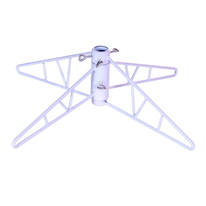 10'Hx59"W Flocked Slim Pistol Pine Artificial Christmas Tree, Unlit -White - K226085