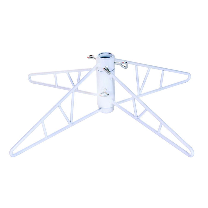 6'6"Hx42"W Flocked Slim Pistol Pine Artificial Christmas Tree, Micro LED Pre-Lit -White - K226066LED