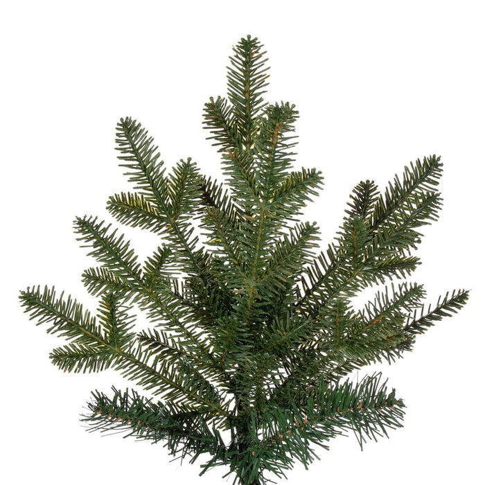 5'6"Hx38"W PE Slim Georgian Fraser Fir Artificial Christmas Tree, Unlit -Green - K230455