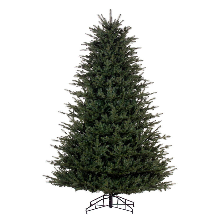 9'Hx53"W PE Georgian Fraser Fir Artificial Christmas Tree, Unlit -Green - K230680