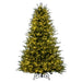 7'6"Hx46"W PE Georgian Fraser Fir Artificial Christmas Tree, LED Pre-Lit -Green - K230676LED