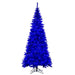 10'Hx50"W Slim Fir Artificial Christmas Tree, LED Pre-Lit -Blue - K234386LED