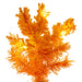 4'6"Hx19"W Flocked Pencil Fir Artificial Christmas Tree, LED Pre-Lit (Yellow) -Yellow - K237046LED