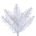 6'6"Hx28"W Pencil Artificial Christmas Tree, Unlit -White - K240165