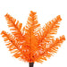 6'6"Hx28"W Pencil Artificial Christmas Tree, Unlit -Orange - K242165