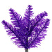 7'6"Hx32"W Pencil Artificial Christmas Tree, Unlit -Purple - K242975