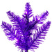 9'6"Hx42"W Pencil Artificial Christmas Tree, LED Pre-Lit (Purple) -Purple - K242986LED