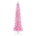 6'6"Hx28"W Pencil Artificial Christmas Tree, Unlit -Pink - K243565