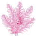 7'6"Hx32"W Pencil Artificial Christmas Tree, Unlit -Pink - K243575