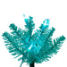 8'6"Hx38"W Pencil Artificial Christmas Tree, LED Pre-Lit (Aqua) -Aqua - K243981LED